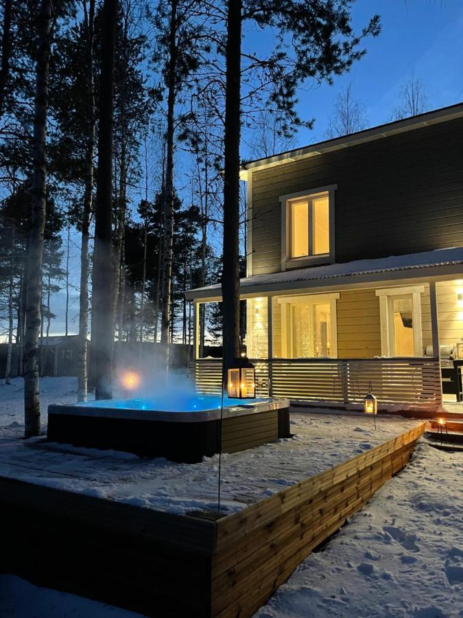 Luxurious Snow With Jacuzzi Villa Rovaniemi